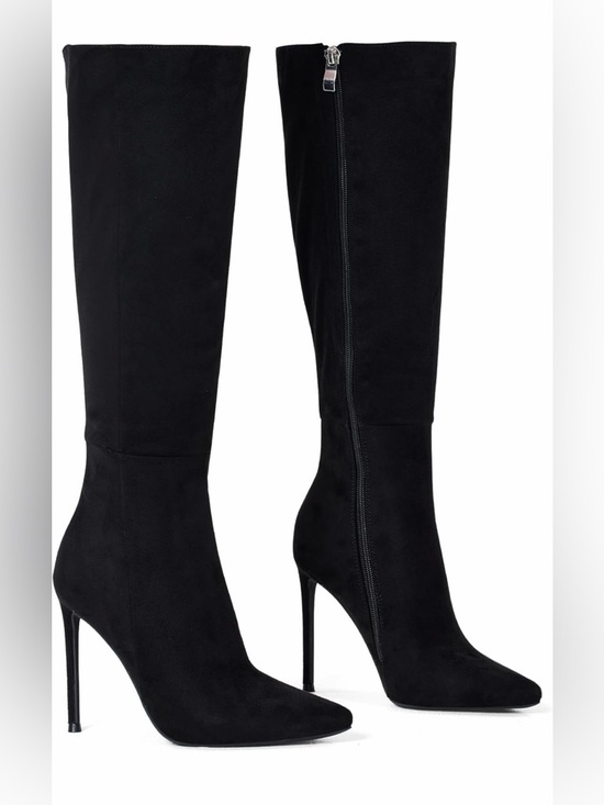 Elisabet Lang Shoes - NWT-Elisabet Tang 4 inch Women's Knee High Long Boots, Stiletto Tall Pointed Toe